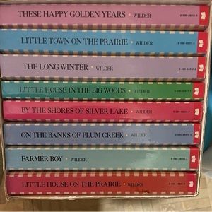Collection  of 8 books of Little House On The Prairie